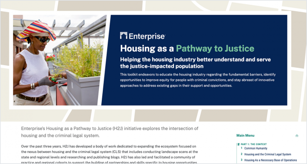 Screenshot of Website