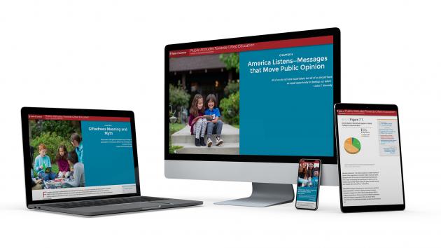 Screenshot of Public Attitudes Towards Gifted Education Website